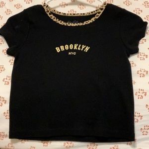 John Galt black brooklyn top. One size fits all.